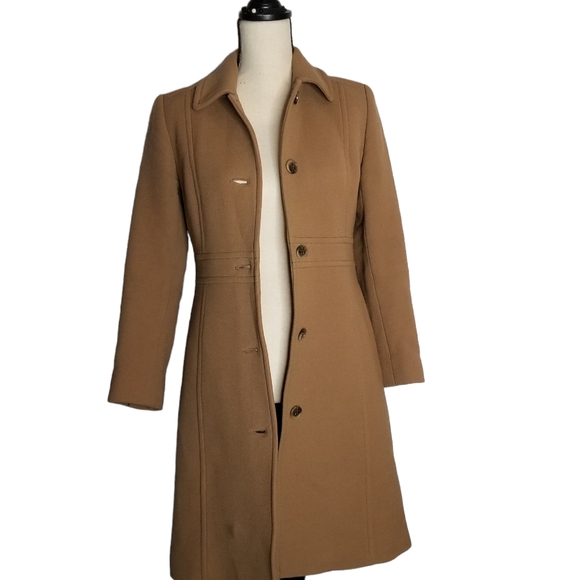 J.Crew Lady Coat Double Cloth Size 0 - Picture 3 of 16